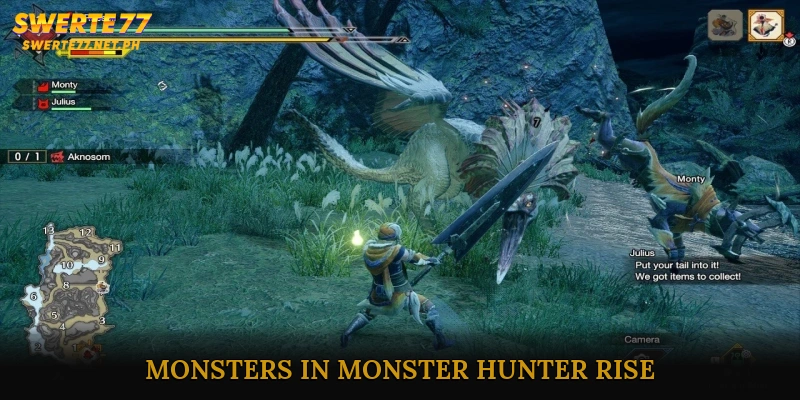 Monsters in Monster Hunter Rise