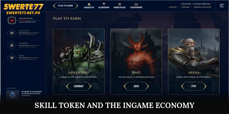 SKILL Token and the In-Game Economy