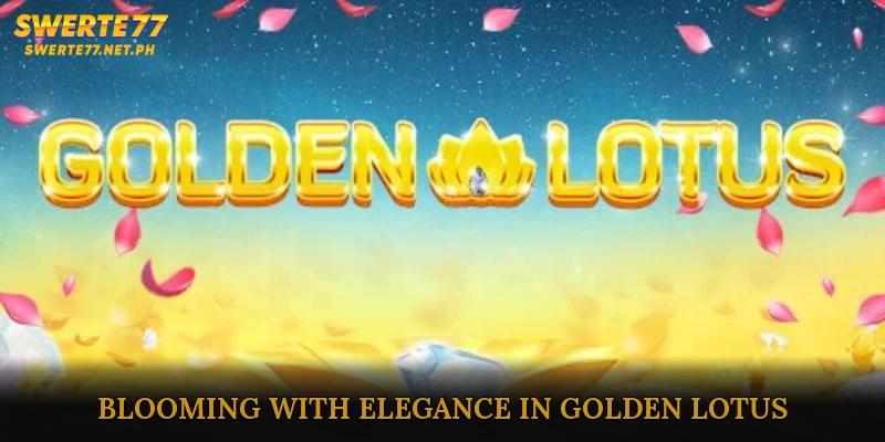 Blooming with Elegance in Golden Lotus